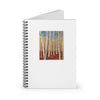 Path Along Birch Trees Spiral Notebook - Ruled Line